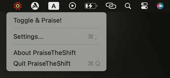 Showcase image no. 2 for PraiseTheShift